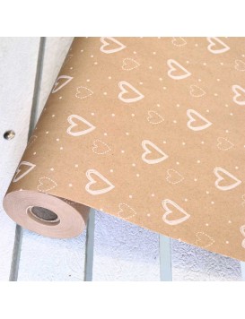 MIX CORAZONES BOBINAS KRAFT 75gr x 435mm T/C / 50MTS 